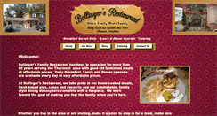 Desktop Screenshot of bollingersrestaurant.com